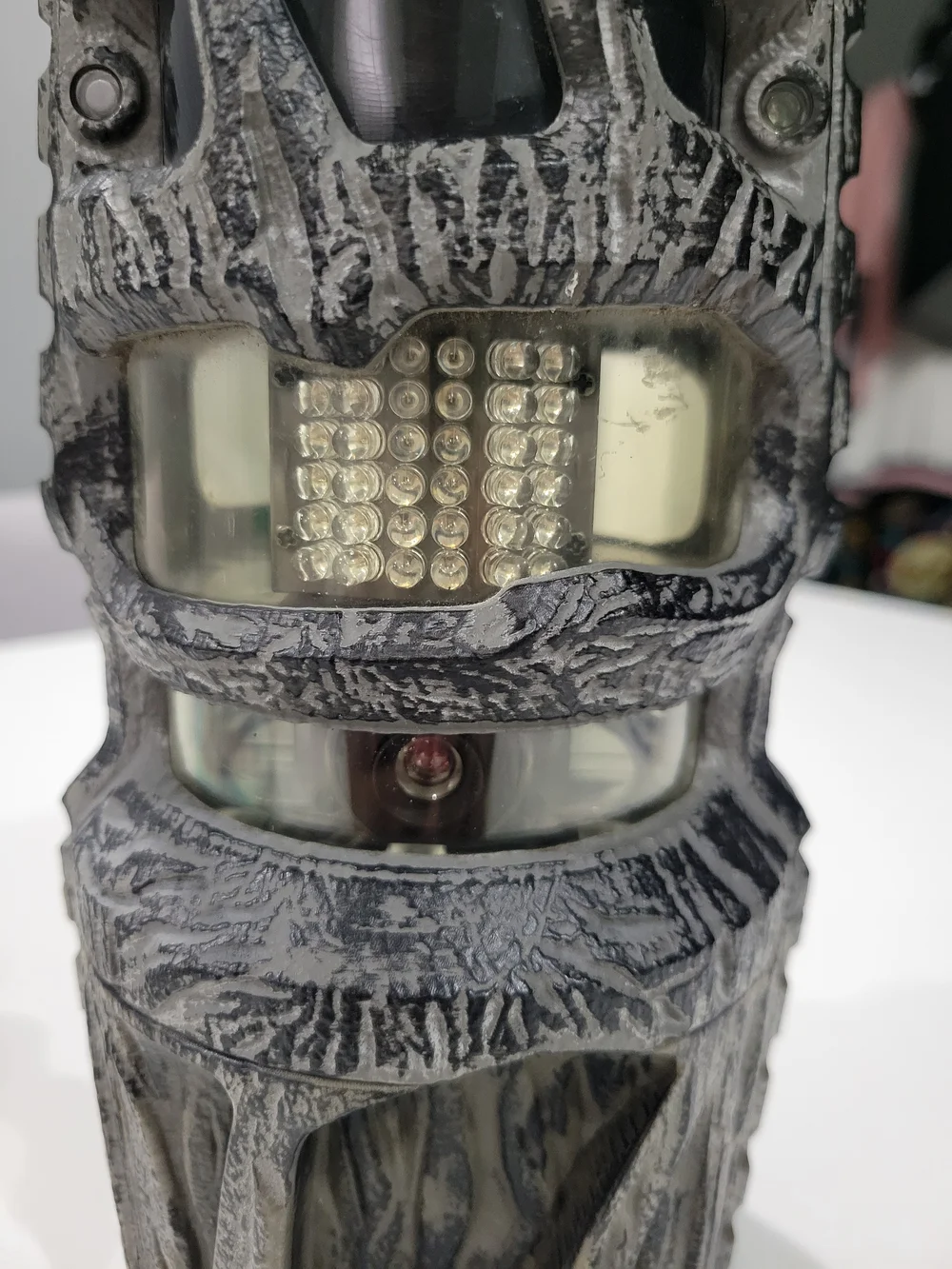Gray Camouflage Lantern-Style Trail Camera Lantern - Unbranded